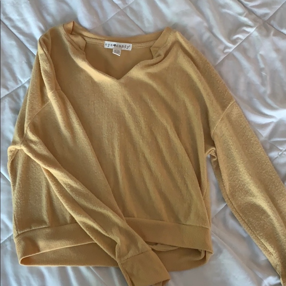 Soft yellow sweater